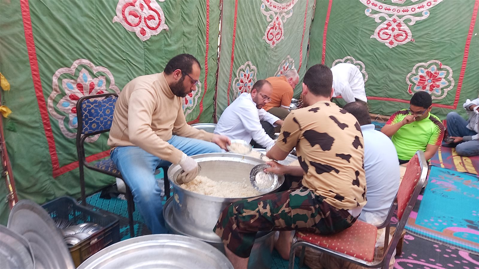 مائدة الأشراف المهدية بأسيوط- تصوير إيمان سمير