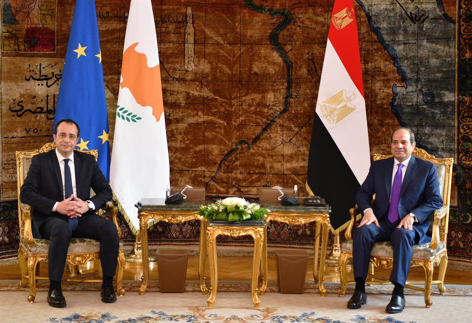 الرئيس السيسي ونظيره القبرصي