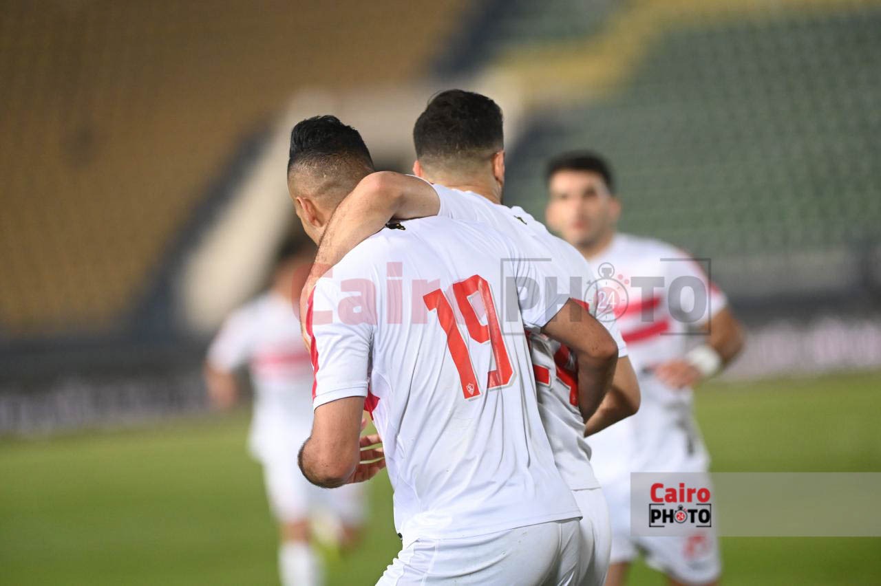 احتفال ناصر منسي بهدفه في شباك حرس الحدود (3)