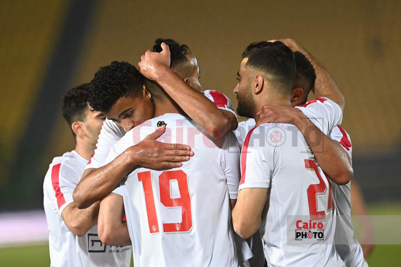 احتفال ناصر منسي بهدفه في شباك حرس الحدود (5)