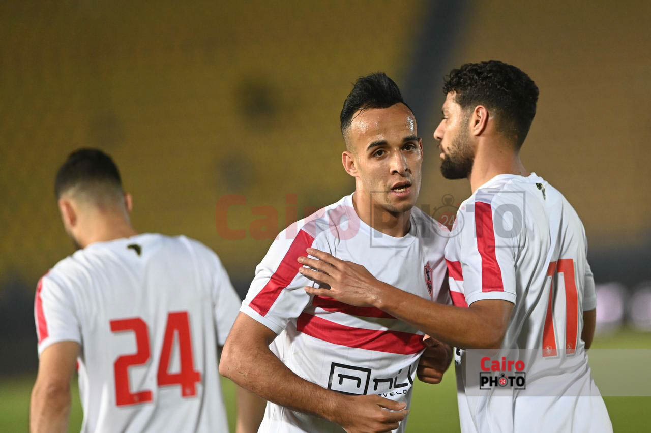 احتفال ناصر منسي بهدفه في شباك حرس الحدود (6)