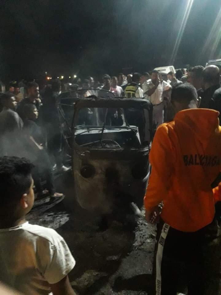 آثار الحادث 1