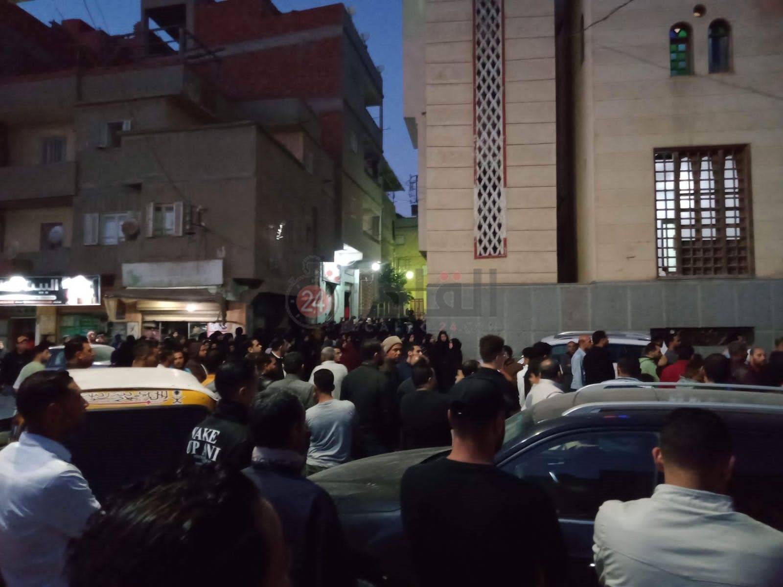 تشييع جثماني شاب وخطيبته بالدقهلية