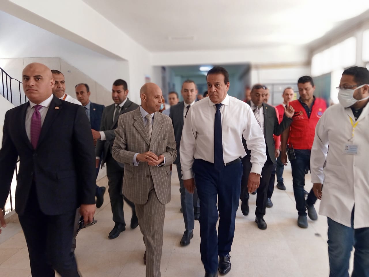 زيارة وزير الصحة لمستشفى الصالحية الجديدة المركزي 