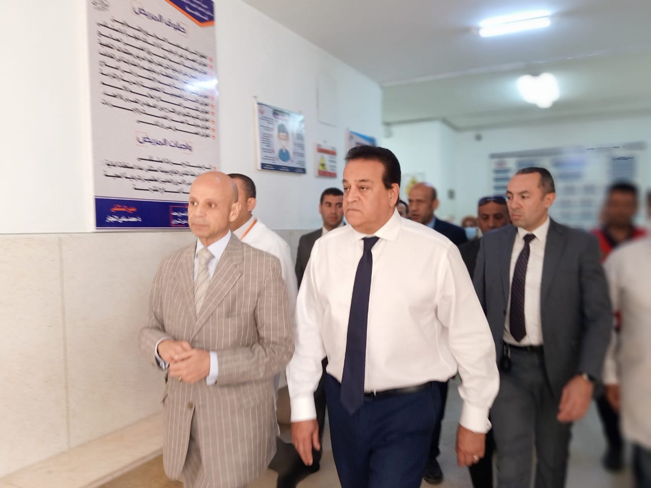 زيارة وزير الصحة لمستشفى الصالحية الجديدة المركزي 