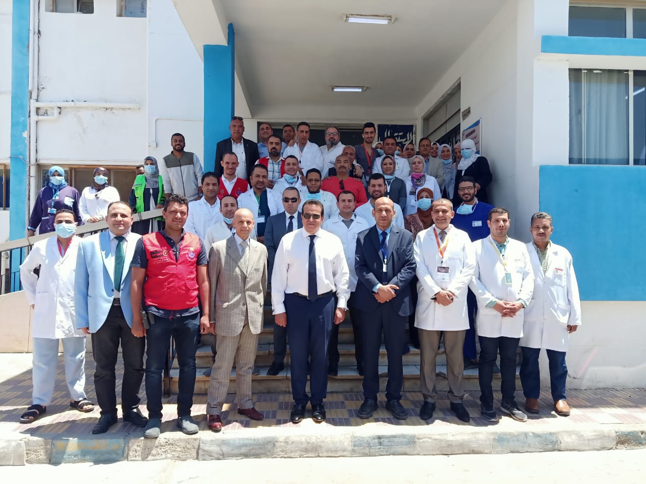 زيارة وزير الصحة لمستشفى الصالحية الجديدة المركزي 