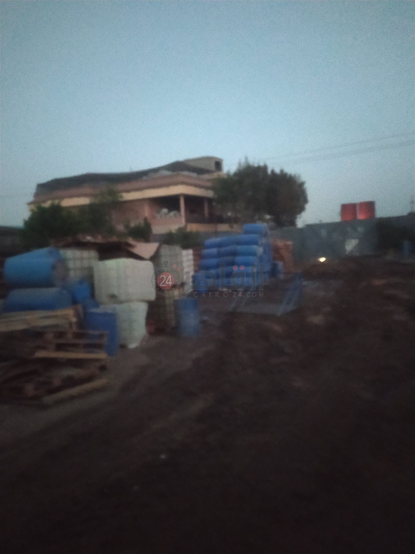 حريق مصنع المنصورية (3)