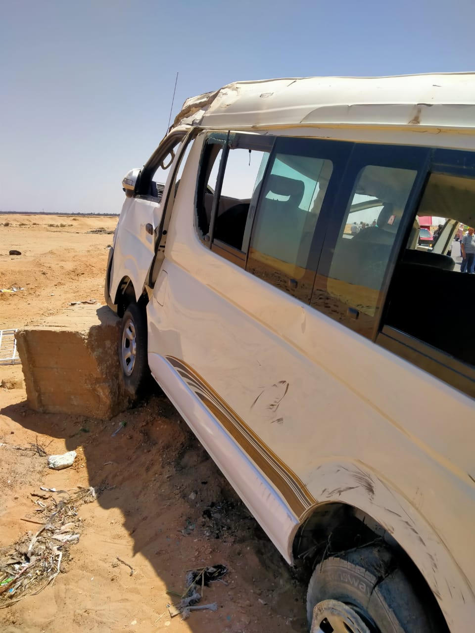 السيارة بعد الحادث 2