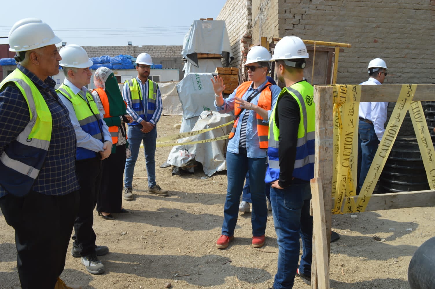 مياه الفيوم تستقبل وفد البنك الأوروبي لإعادة الإعمار 