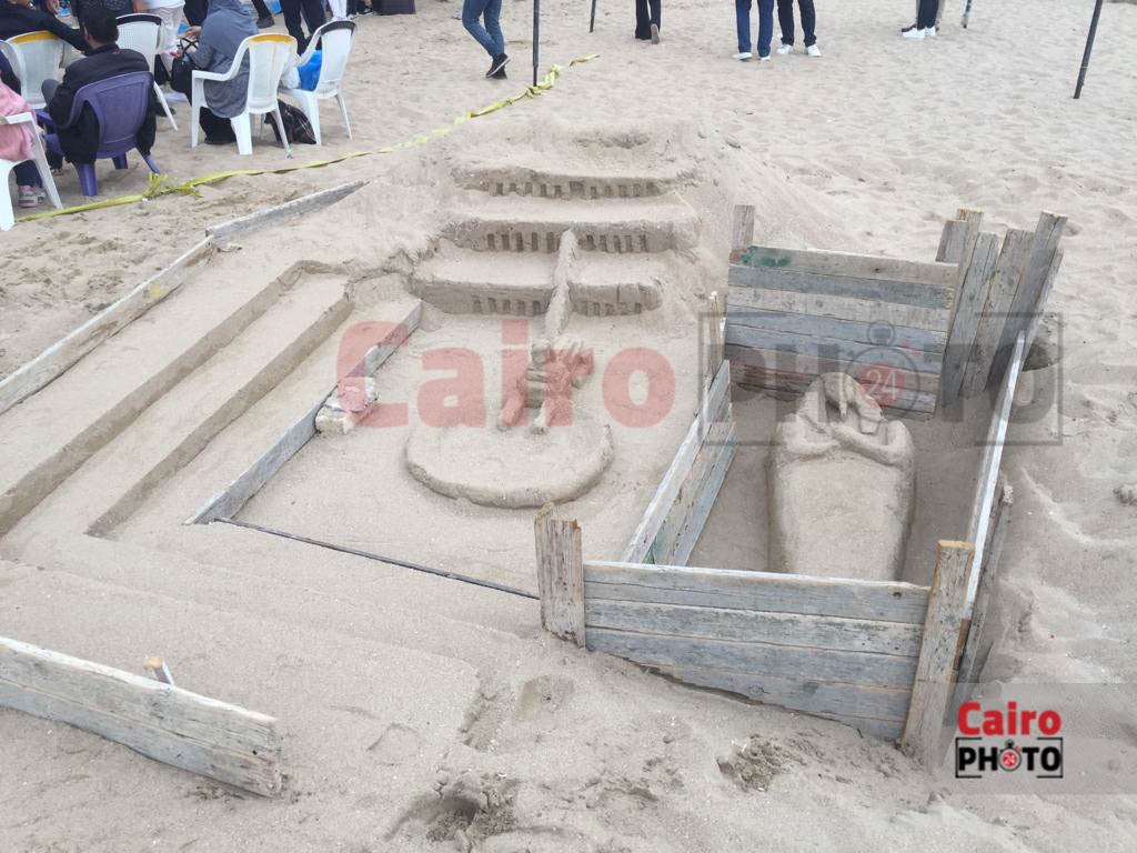 النحت على الرمال3