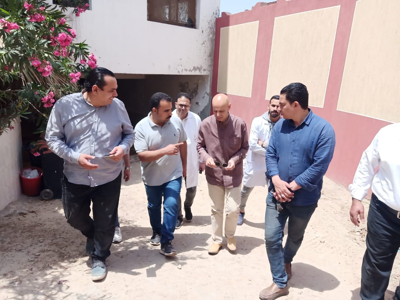 جولة وكيل الوزارة بمركز الغار 01