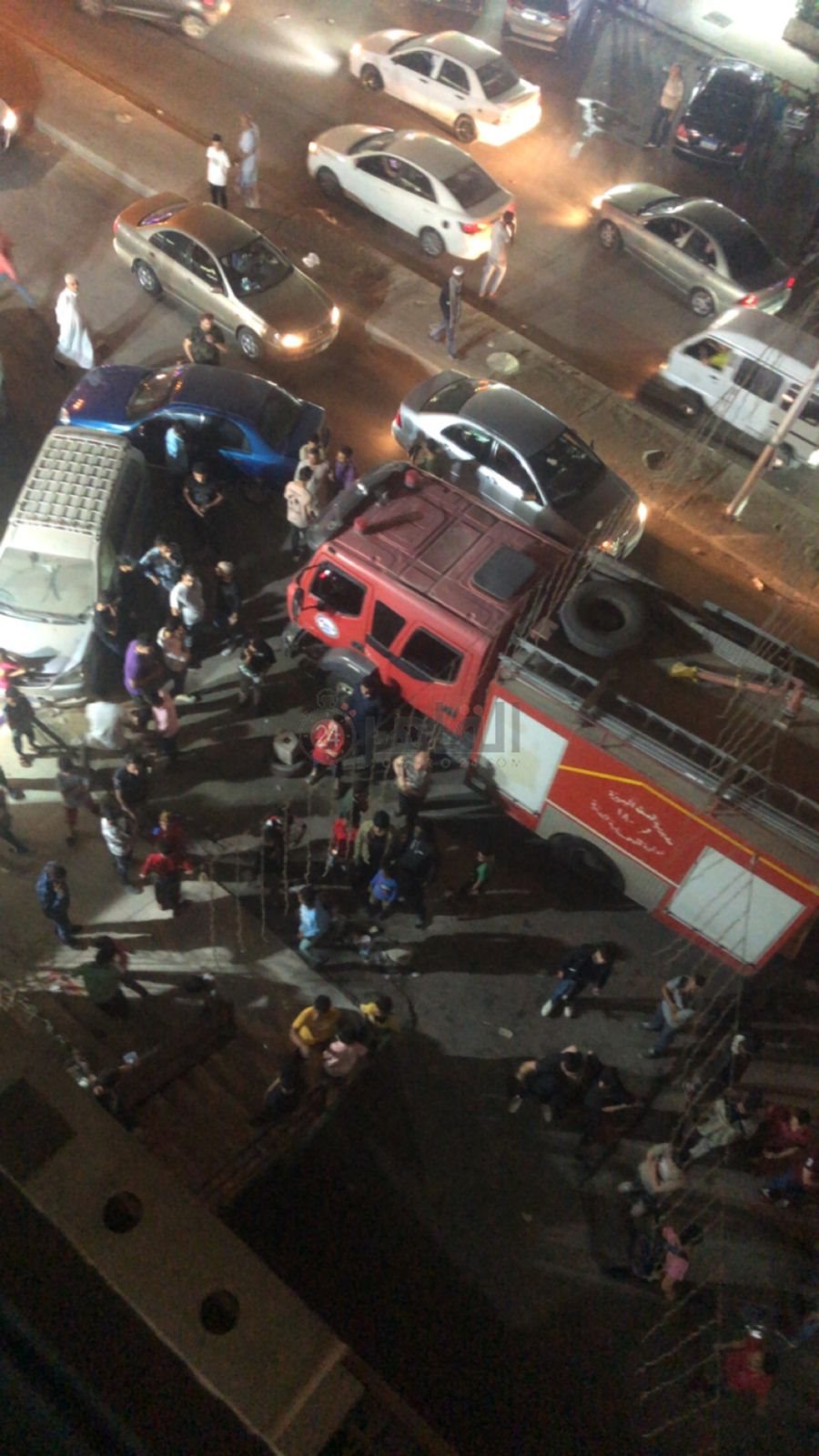 حريق سكن طالبات