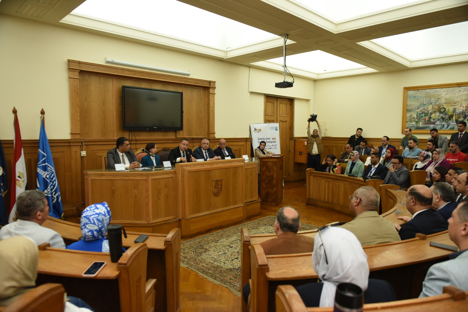 افتتاح الملتقى الهندسي بكلية الهندسة بجامعة الإسكندرية 