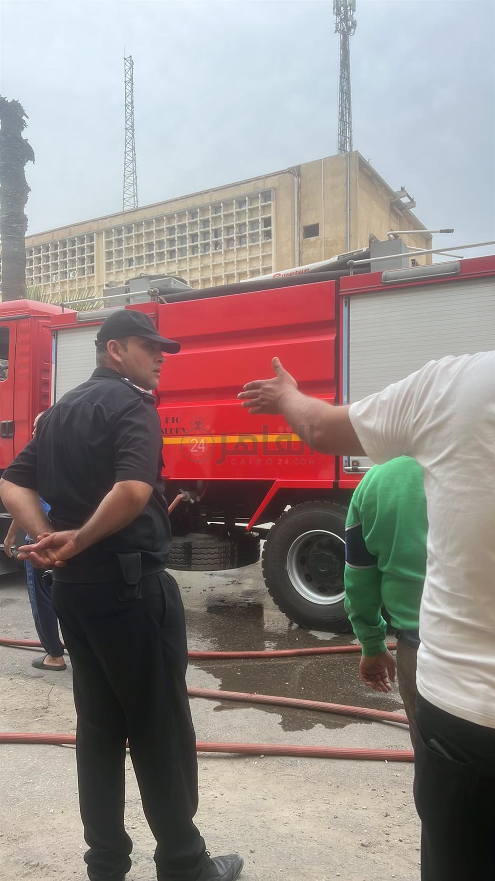 حريق محكمة بورسعيد 2