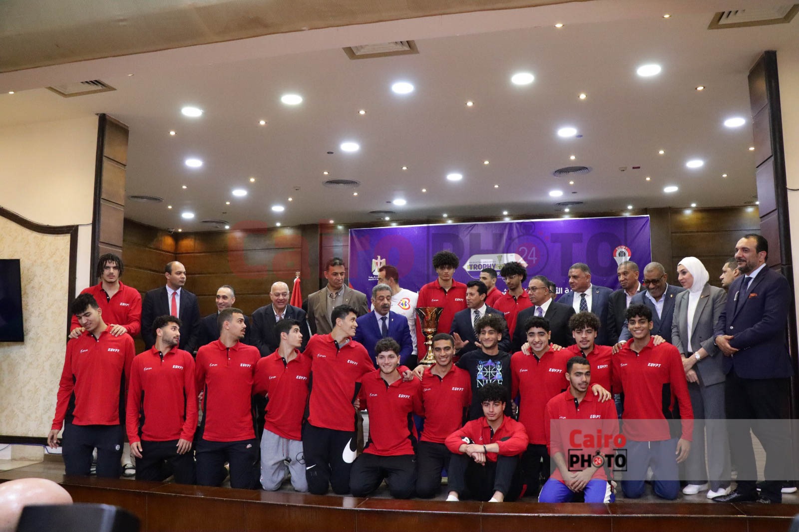 المؤتمر الصحفي الخاص بزيارة كأس العالم لكرة السلة إلى القاهرة (4)