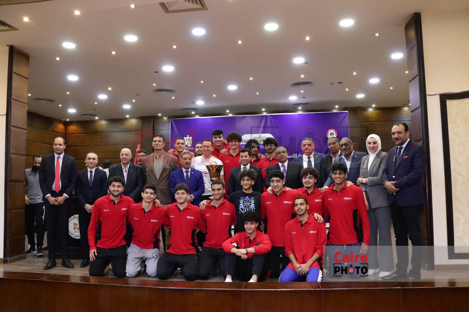 المؤتمر الصحفي الخاص بزيارة كأس العالم لكرة السلة إلى القاهرة (7)