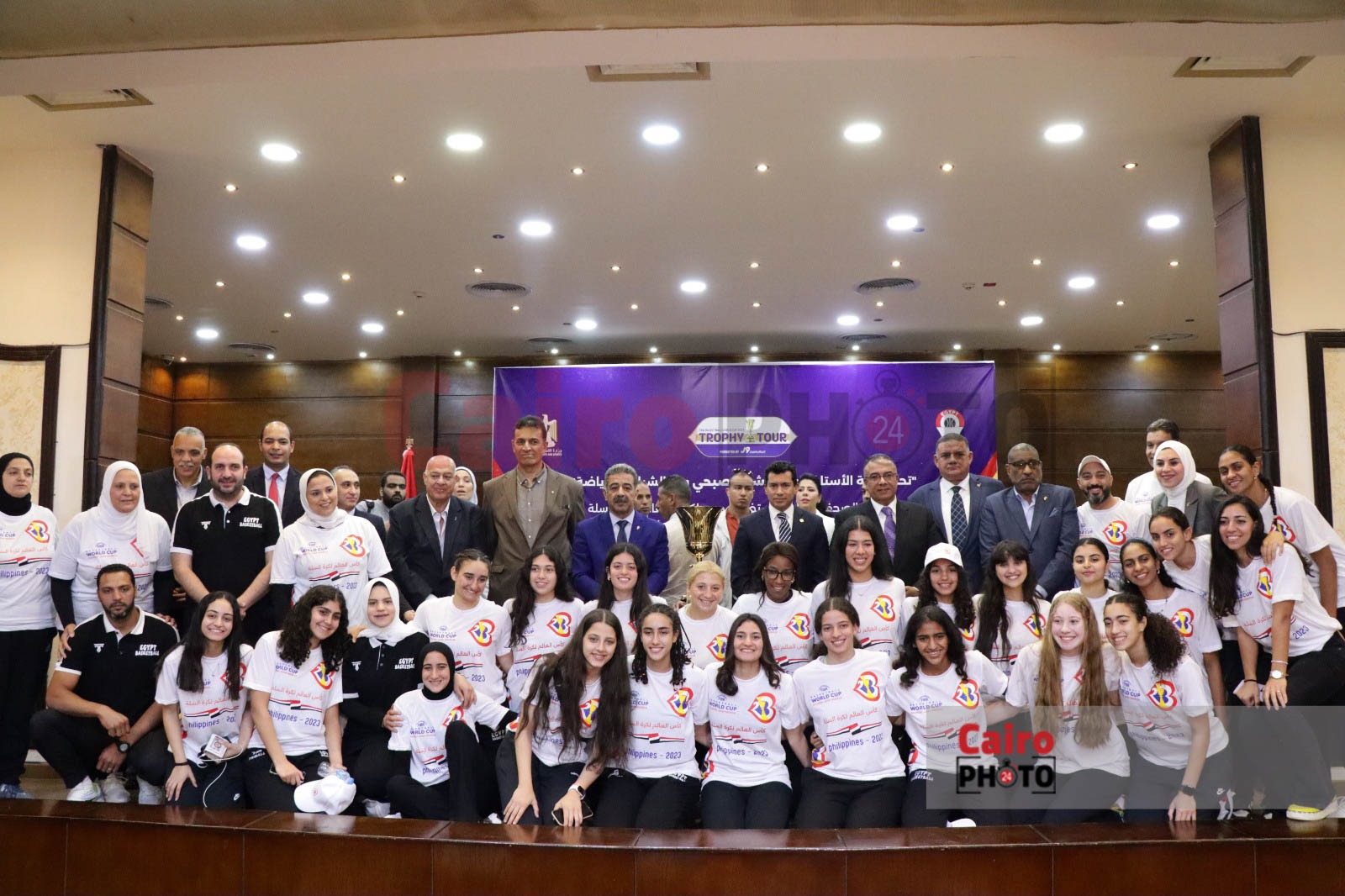 المؤتمر الصحفي الخاص بزيارة كأس العالم لكرة السلة إلى القاهرة (10)