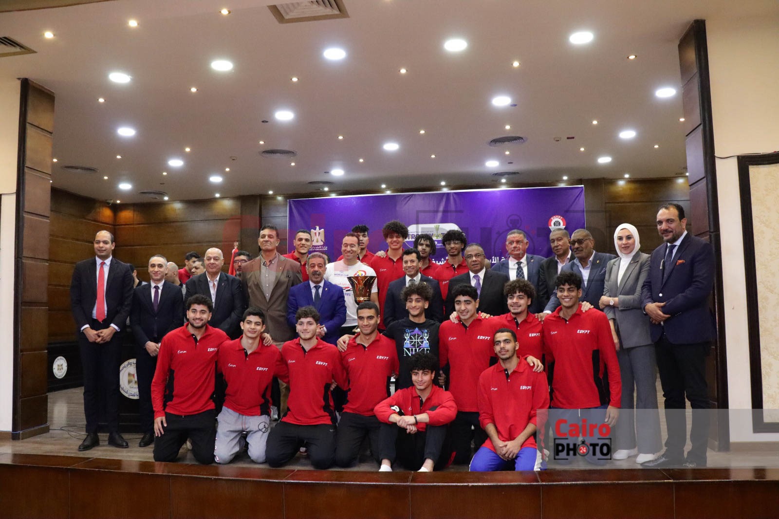 المؤتمر الصحفي الخاص بزيارة كأس العالم لكرة السلة إلى القاهرة (11)