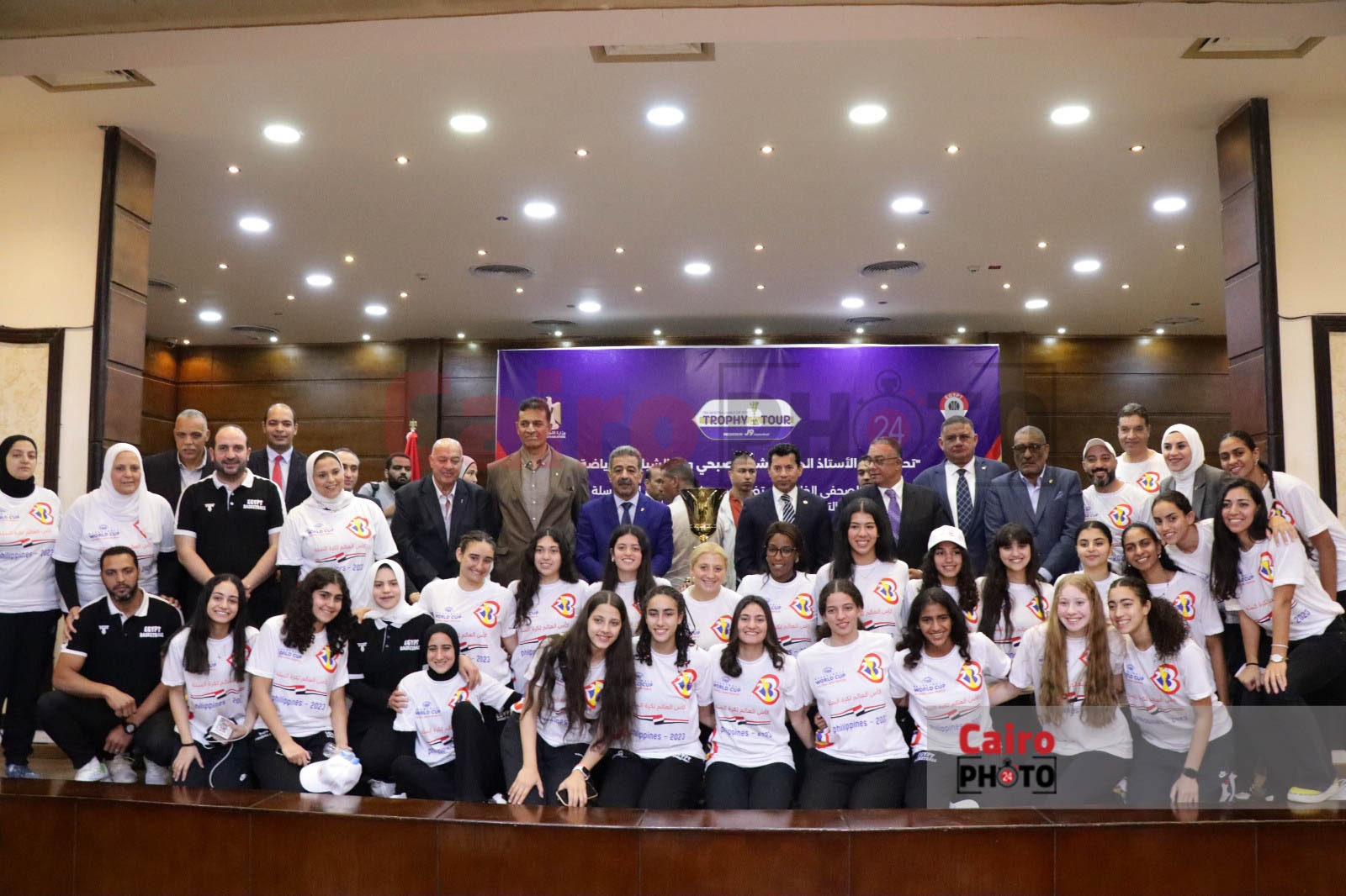 المؤتمر الصحفي الخاص بزيارة كأس العالم لكرة السلة إلى القاهرة (12)