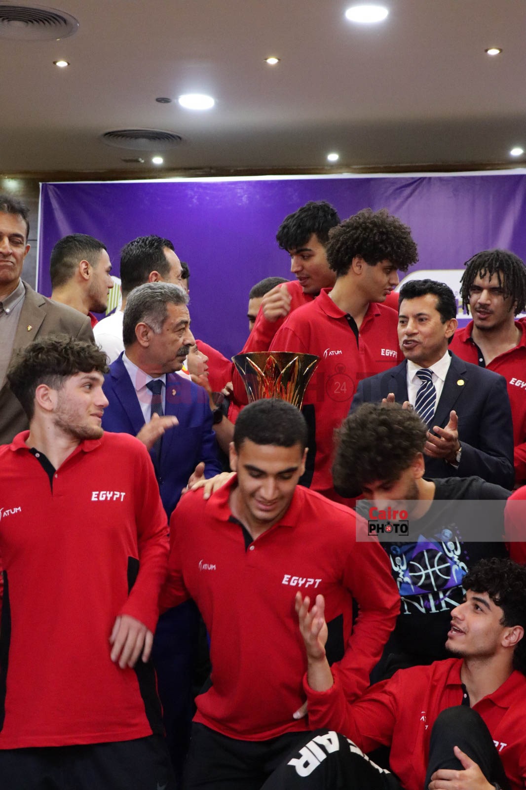 المؤتمر الصحفي الخاص بزيارة كأس العالم لكرة السلة إلى القاهرة (14)