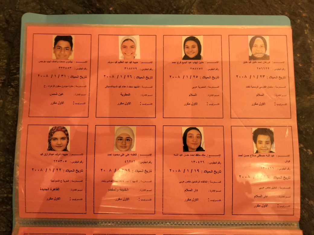 أوائل الشهادة الإعدادية للفصل الدراسي الثاني بمحافظة القاهرة (8)