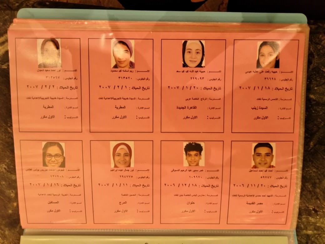 أوائل الشهادة الإعدادية للفصل الدراسي الثاني بمحافظة القاهرة (15)