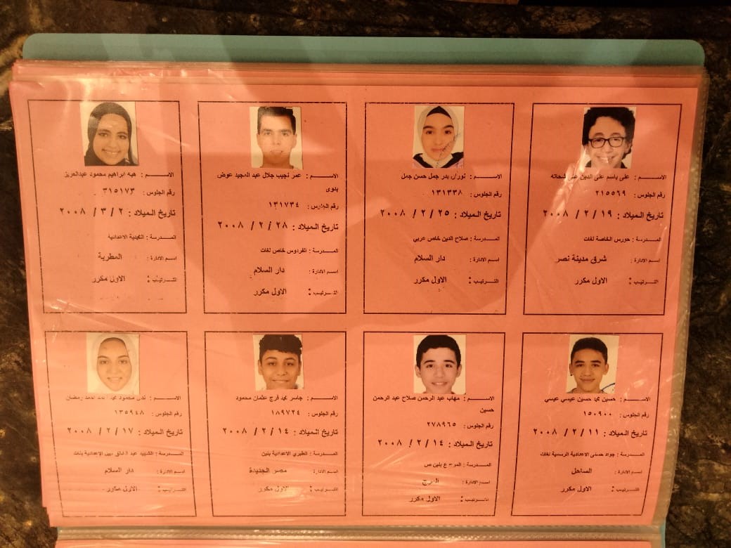 أوائل الشهادة الإعدادية للفصل الدراسي الثاني بمحافظة القاهرة (18)