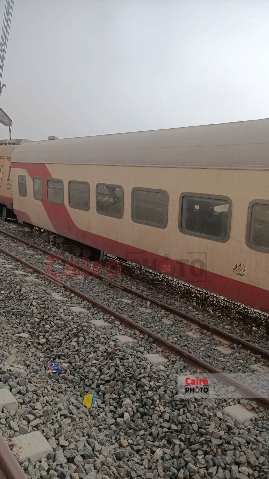 خروج القطارعن مساره