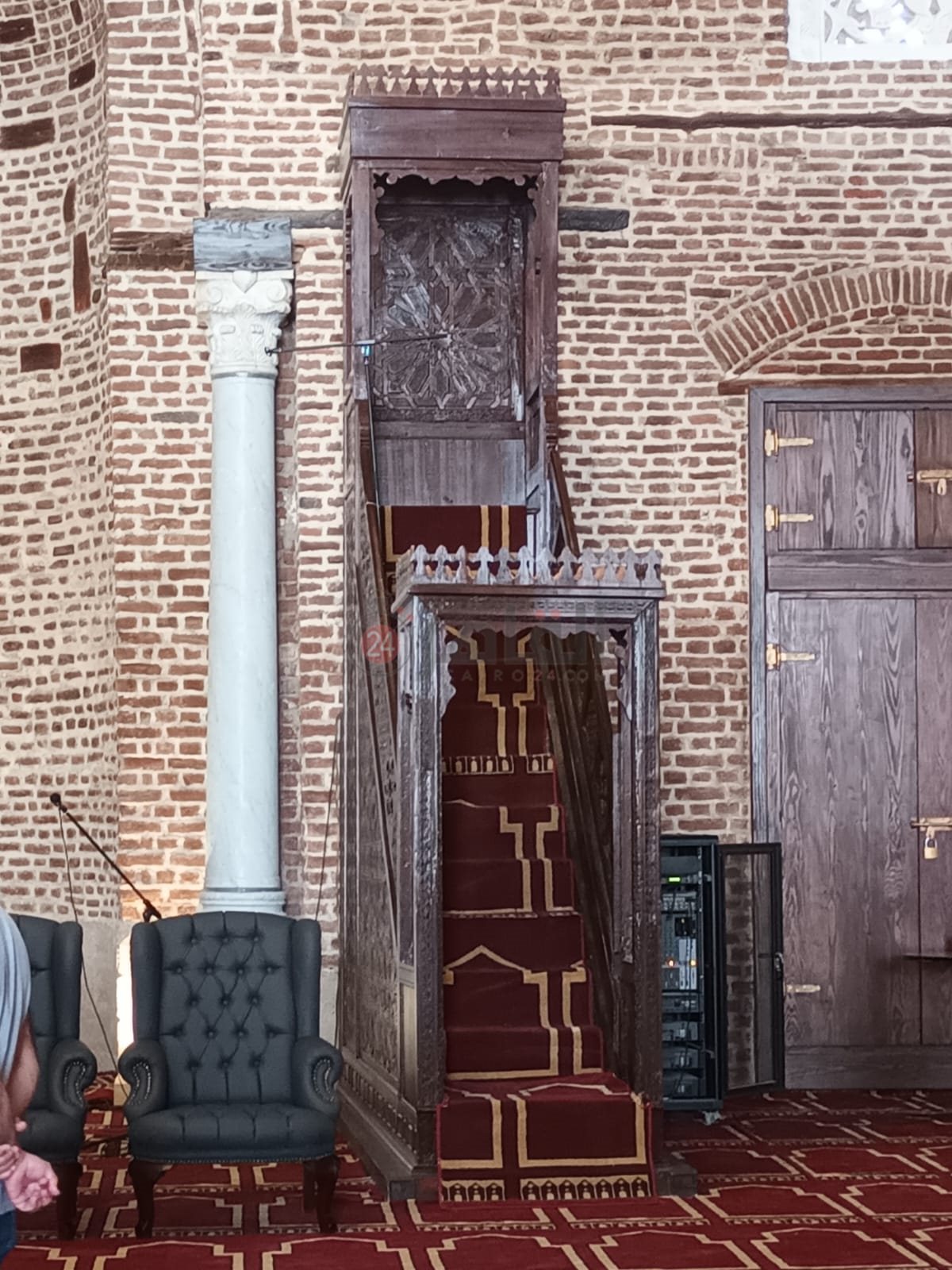 الصور الأولي لمسجد الظاهر بيبرس بعد الانتهاء من ترميمه 