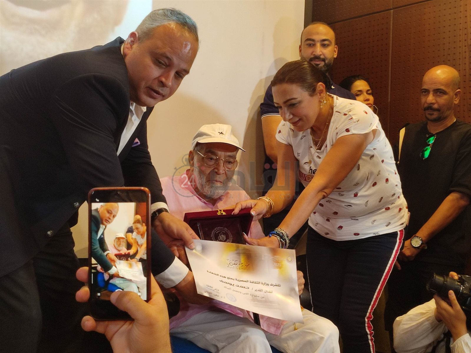 تكريم حسن يوسف في قصر (3)