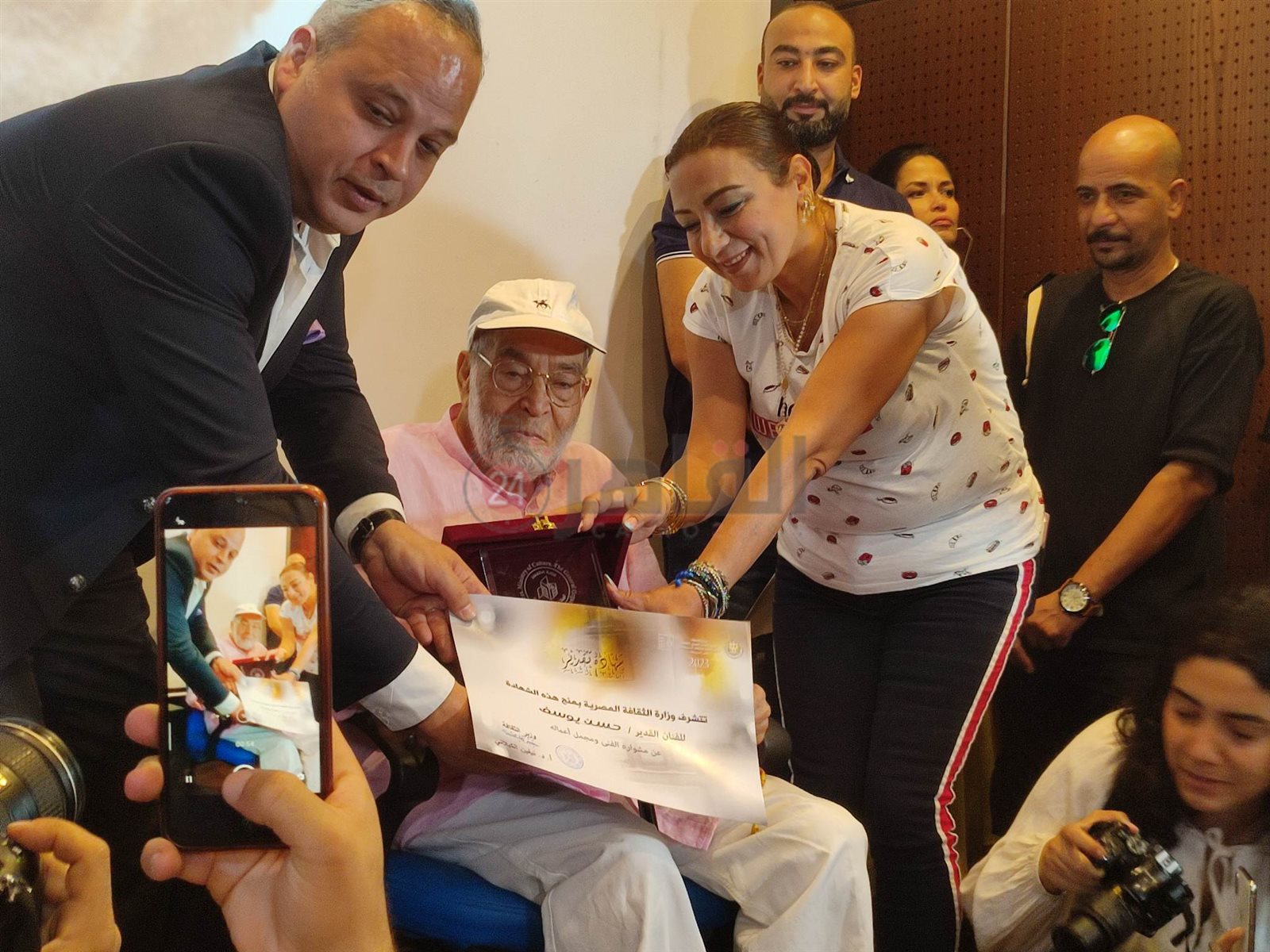 تكريم حسن يوسف في قصر (4)