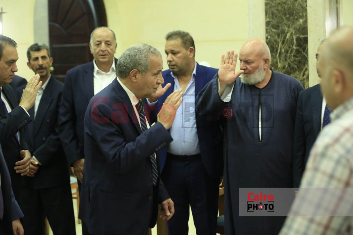 عزاء الدكتور أحمد عماد الدين وزير الصحة الأسبق