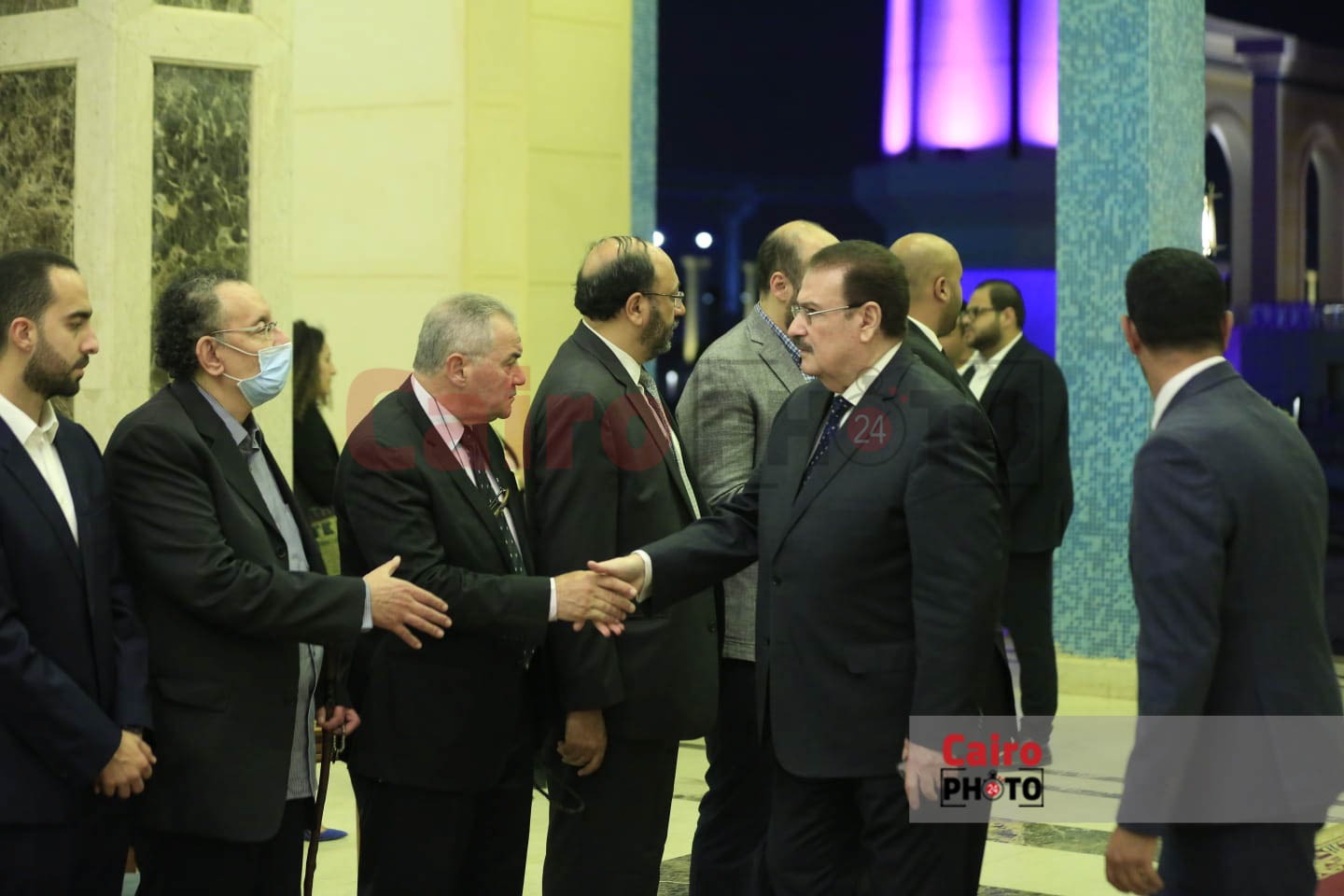 عزاء الدكتور أحمد عماد الدين وزير الصحة الأسبق