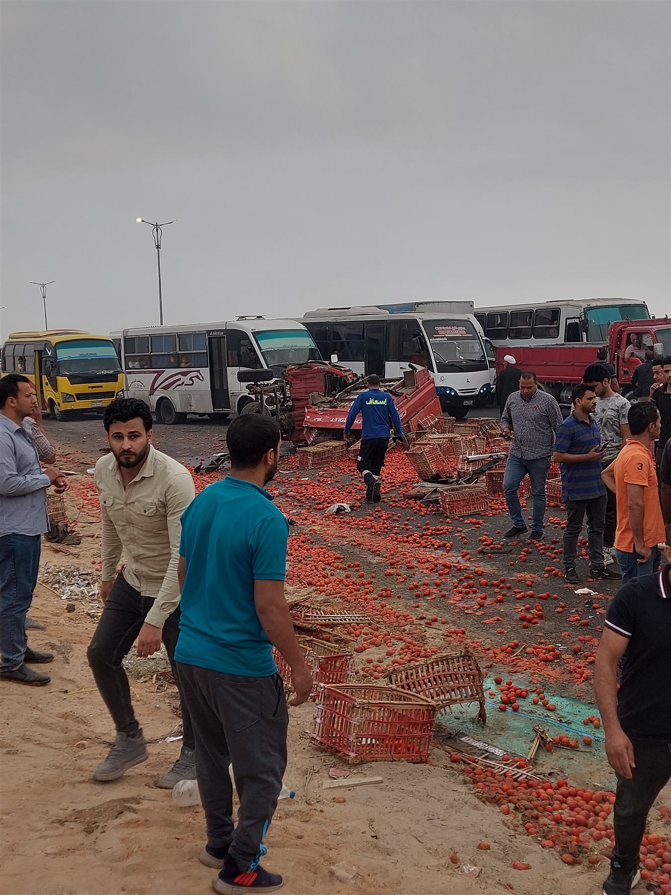 آثار الحادث 01