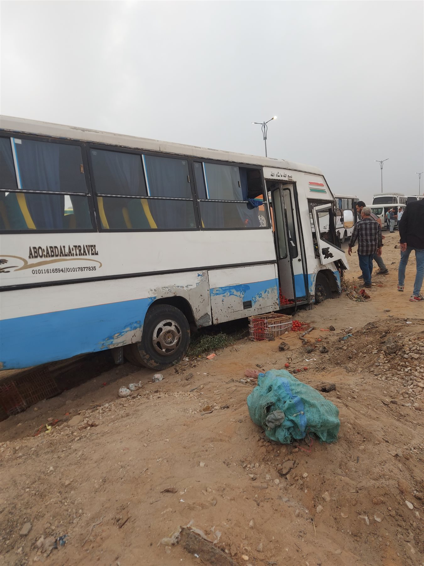 آثار الحادث 02