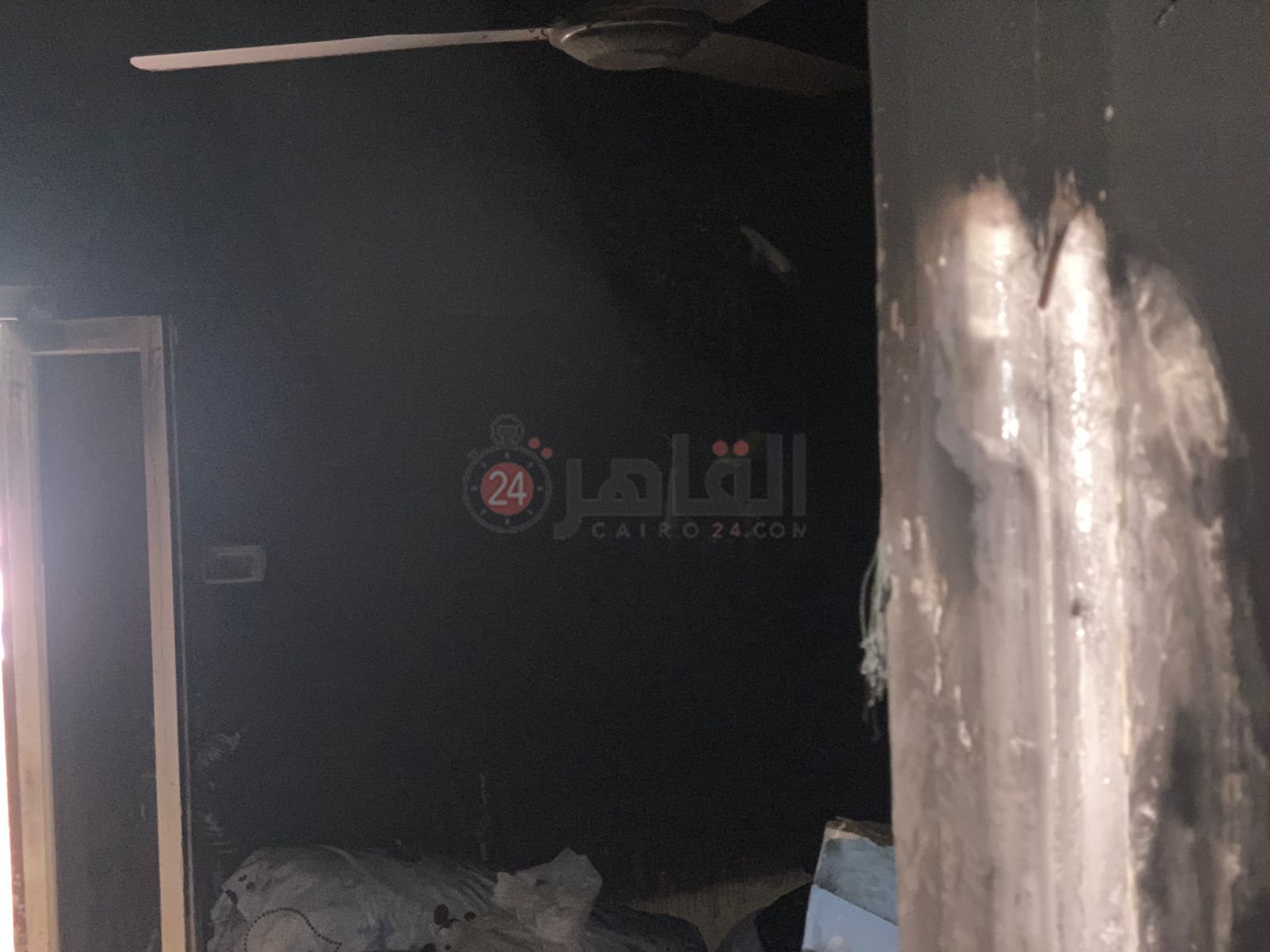 حريق وحدة سكنية ببورسعيد 1