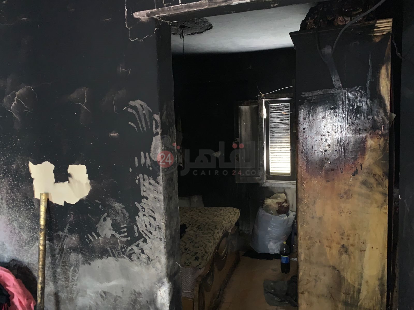 حريق وحدة سكنية ببورسعيد 6