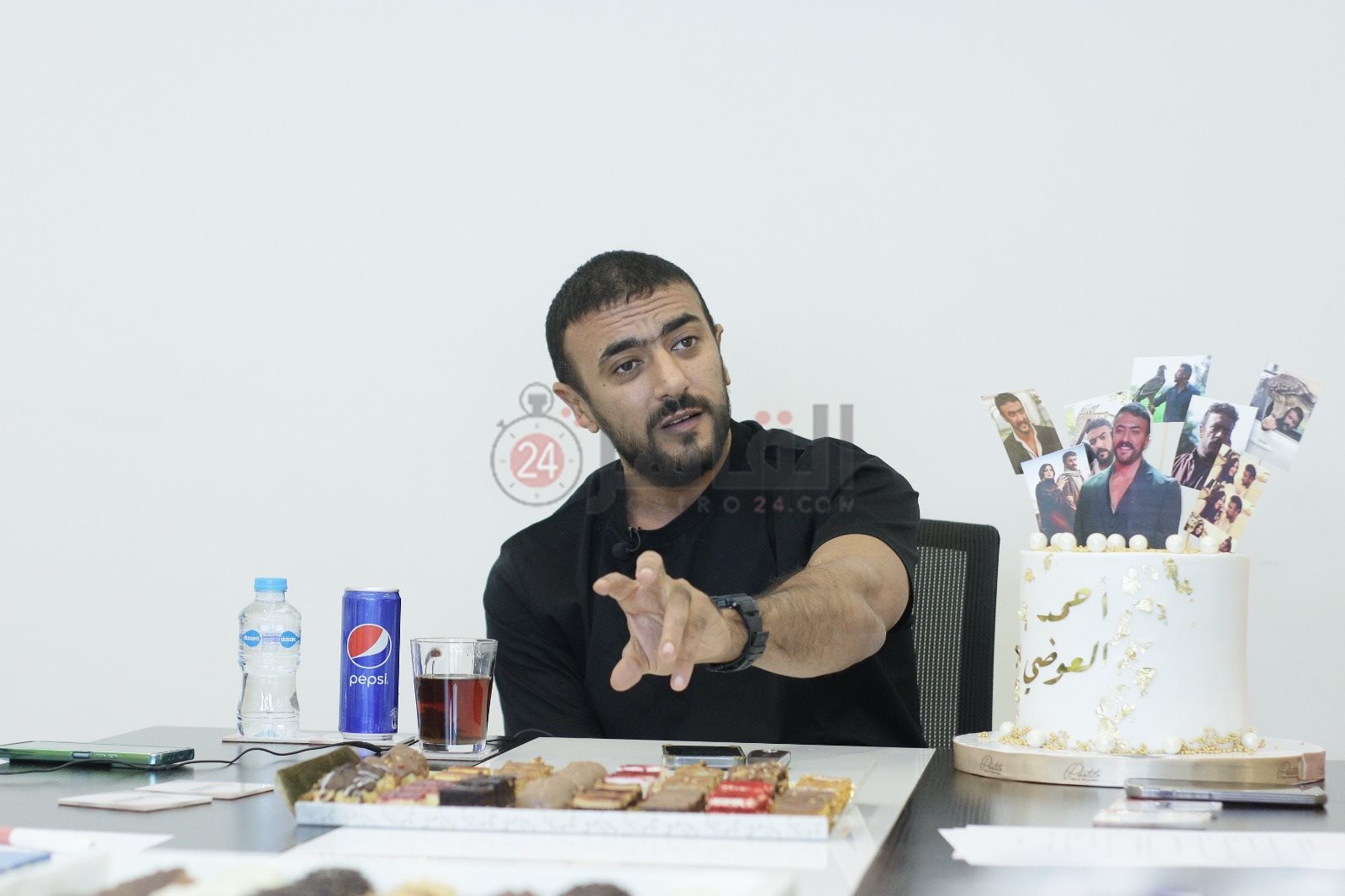 أحمد العوضي في ضيافة القاهرة 24 بعد نجاح مسلسله ضرب نار بـ رمضان 2023 (13)