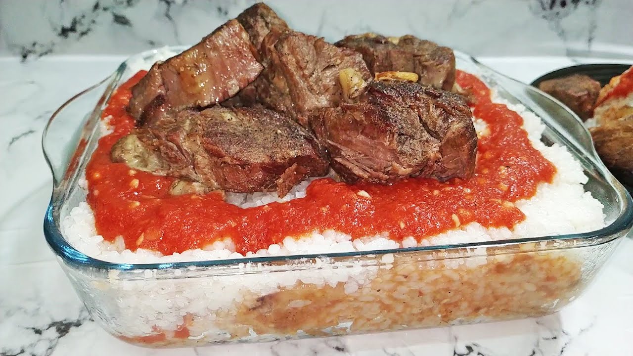 طريقة عمل الفتة المصرية باللحمة