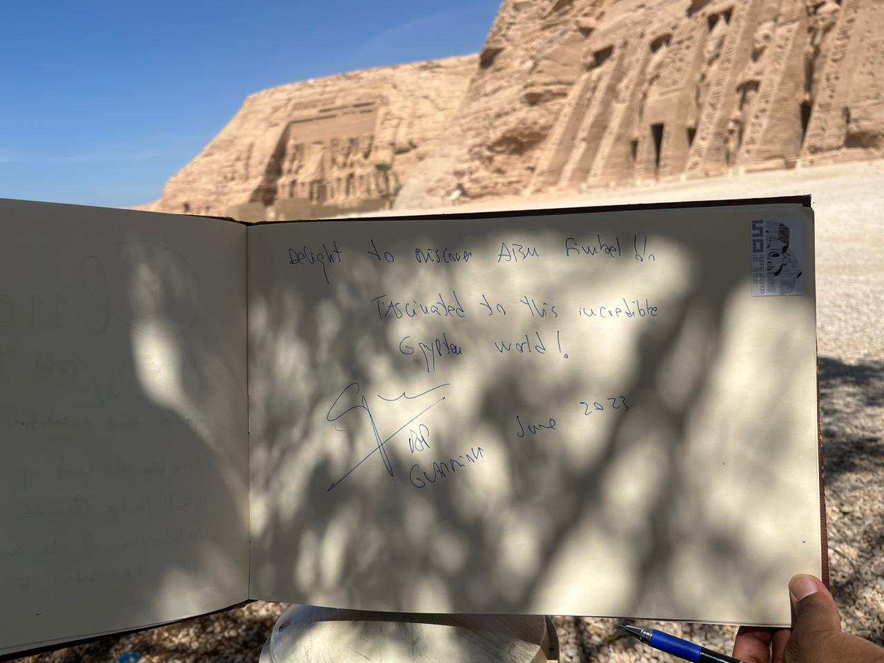 جوارديولا في معبد أبوسمبل3