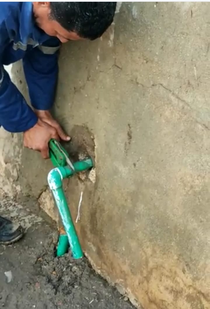 ضبط الوصلات المخالفة بالفيوم