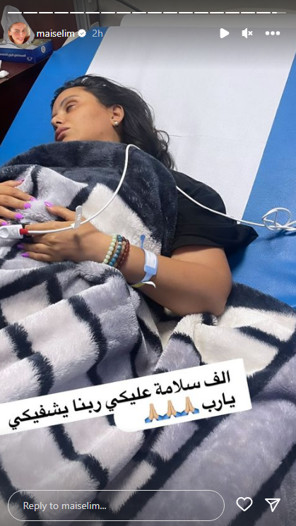 دانا حمدان تتعرض لوعكة صحية ونقلها للمستشفى للوقوف على حالتها 1
