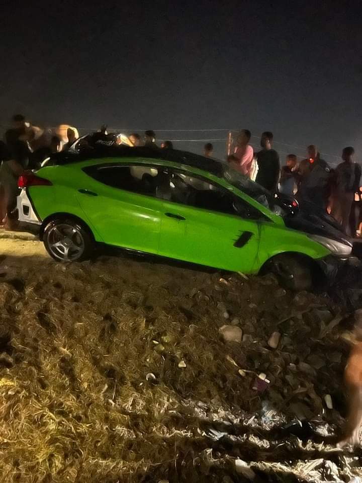 السيارة بعد الحادث