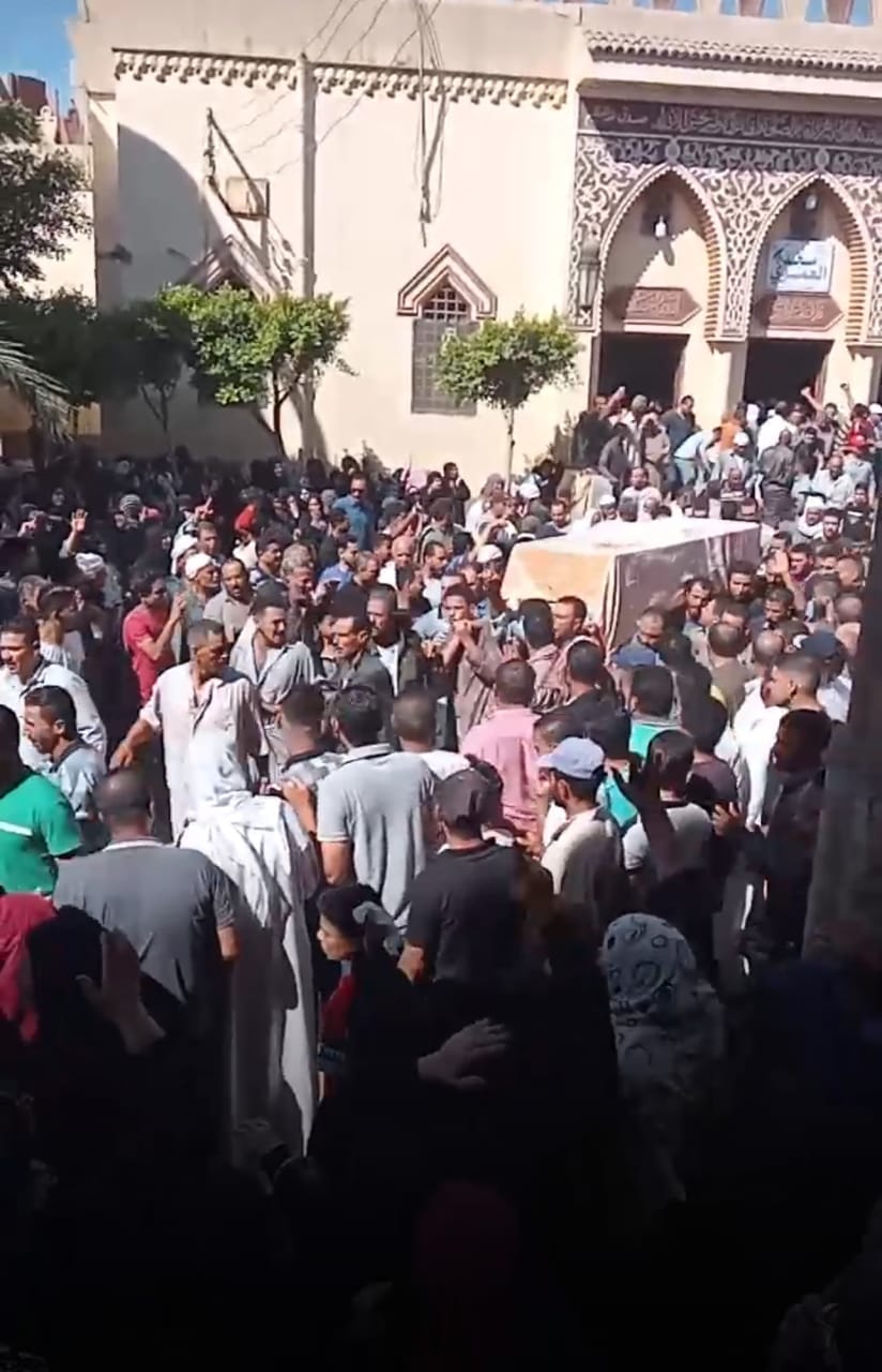 جنازة 3 شباب ضحايا حادث زفة بالشرقية