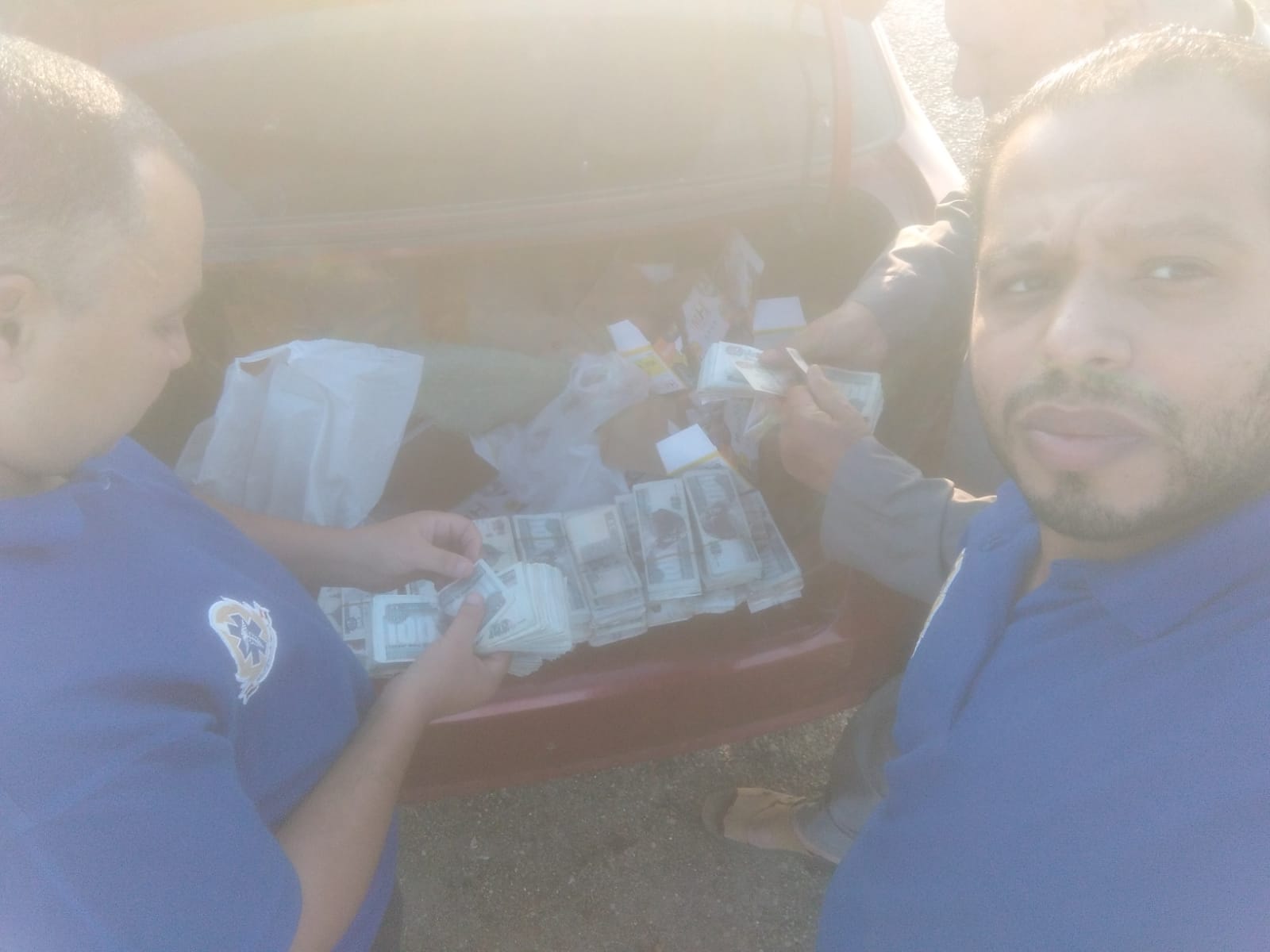 المسعفين والمبلغ المالي