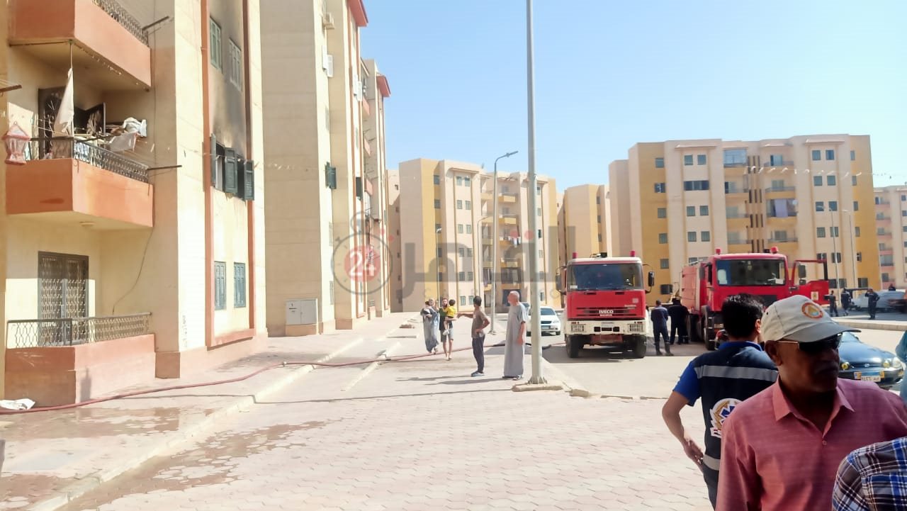 حريق شقة القاهرة الجديدة