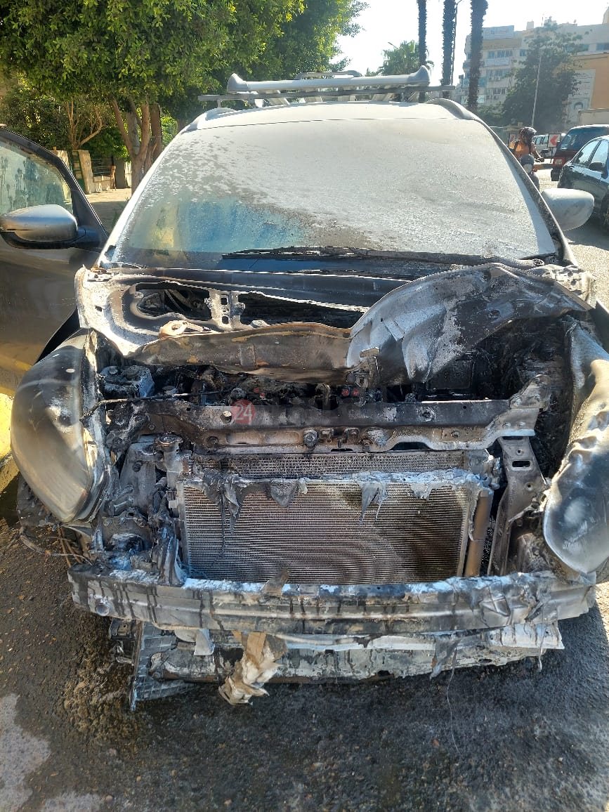 اشتعال سيارة 