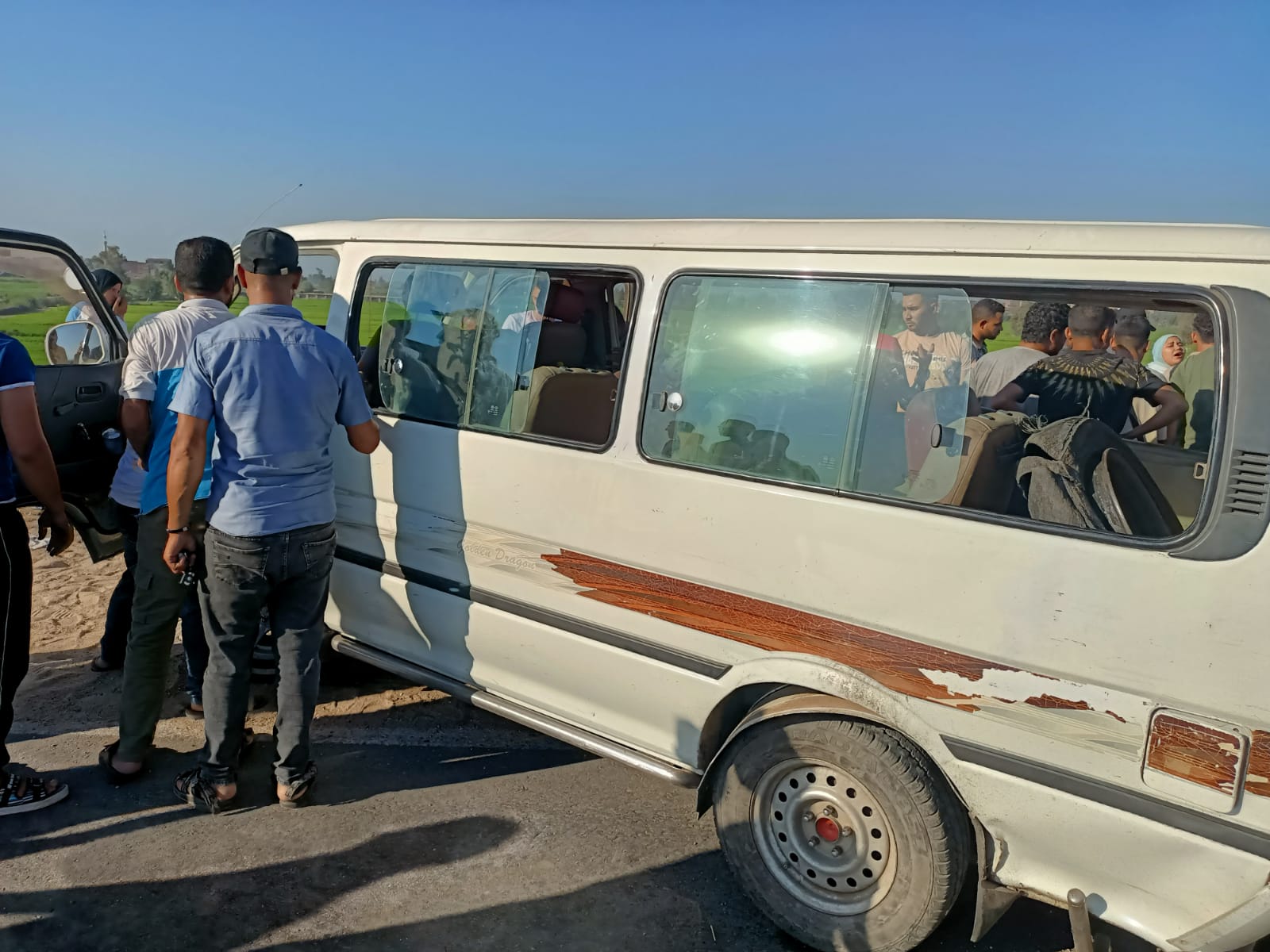 السيارة بعد الحادث 001