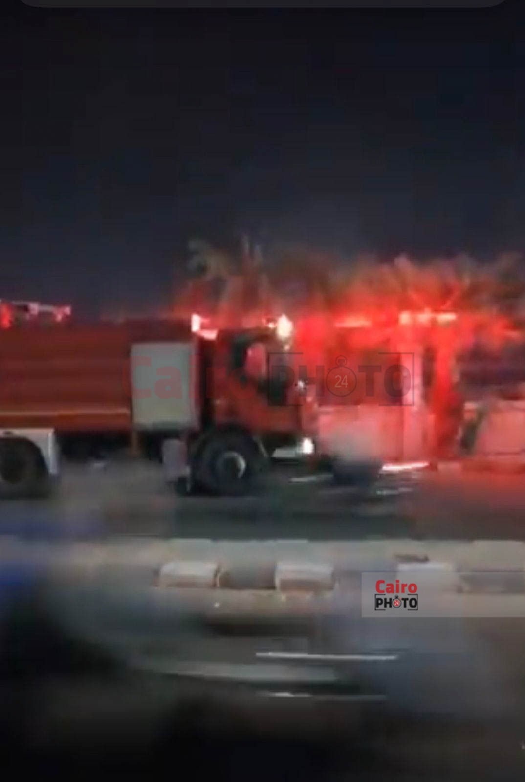 حريق معبد الكرنك1