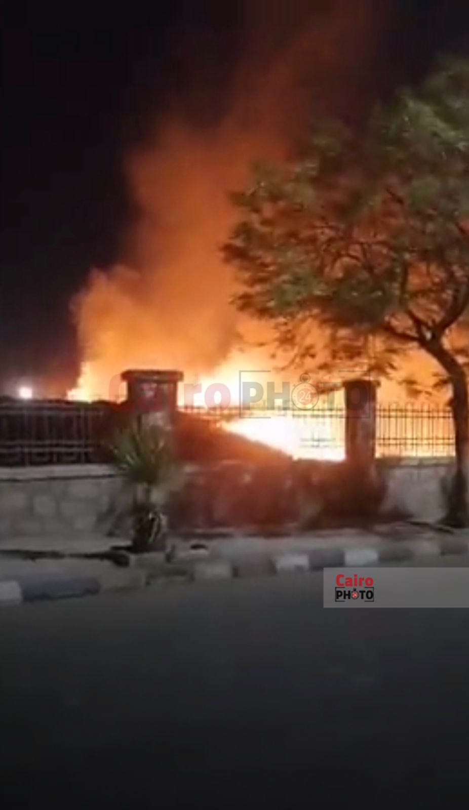 حريق معبد الكرنك3